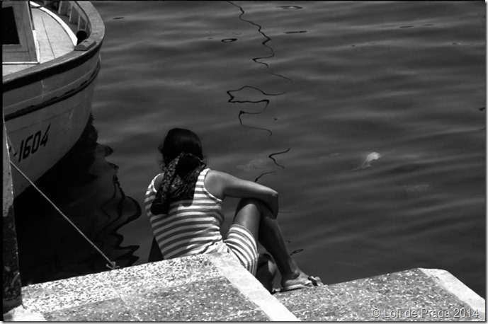 loli junto al mar